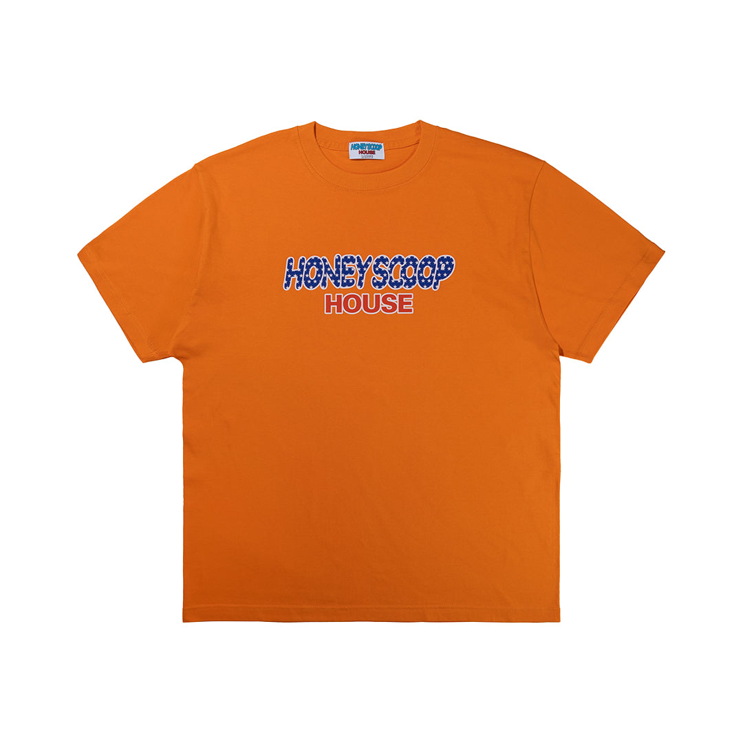 FLAG LOGO TEE ORANGE